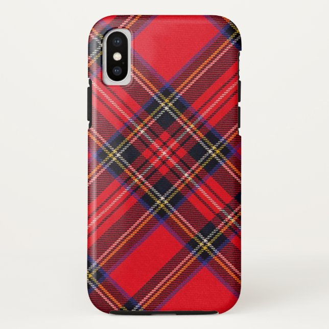 Royal Stewart tartan Red kariert Case-Mate iPhone Hülle (Rückseite)