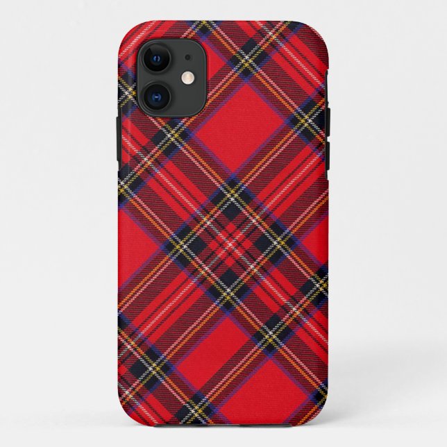 Royal Stewart tartan Red kariert Case-Mate iPhone Hülle (Rückseite)