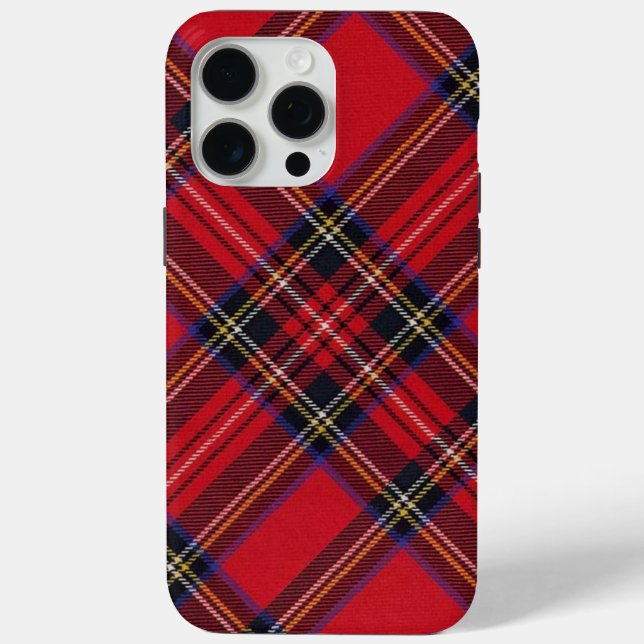 Royal Stewart tartan Red kariert Case-Mate iPhone Hülle (Rückseite)