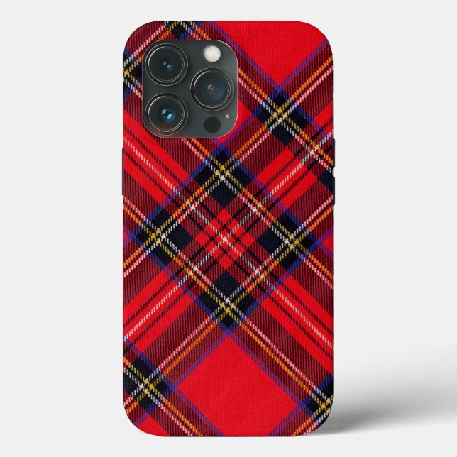 Royal Stewart tartan Red kariert Case-Mate iPhone Hülle (Rückseite)