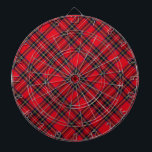 Royal Stewart tartan Red kariert Dartscheibe<br><div class="desc">Royal Stewart Clan Tartan kariert</div>