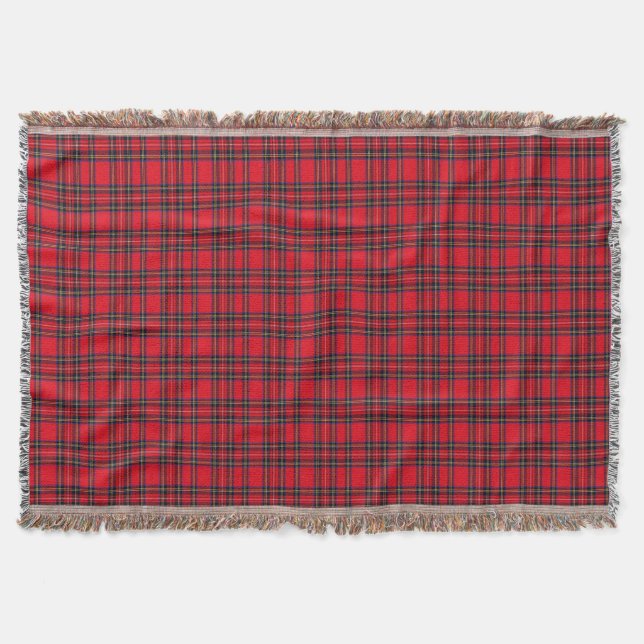 Royal Stewart tartan Red kariert Decke (Vorderseite)