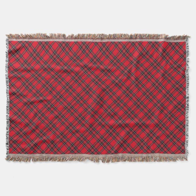 Royal Stewart tartan Red kariert Decke (Vorderseite)