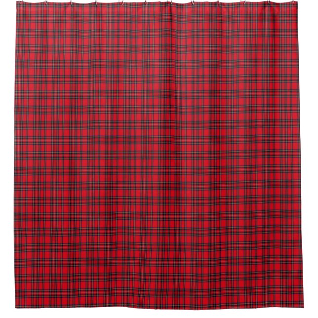 Royal Stewart tartan Red kariert Duschvorhang (Vorderseite)