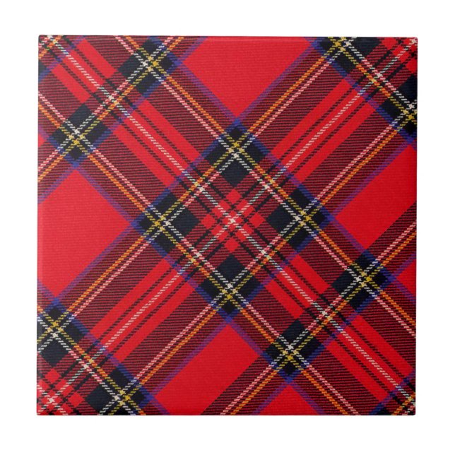 Royal Stewart tartan Red kariert Fliese (Vorderseite)