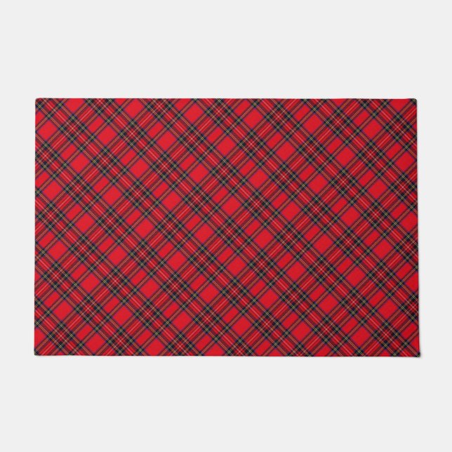Royal Stewart tartan Red kariert Fußmatte (Vorderseite)