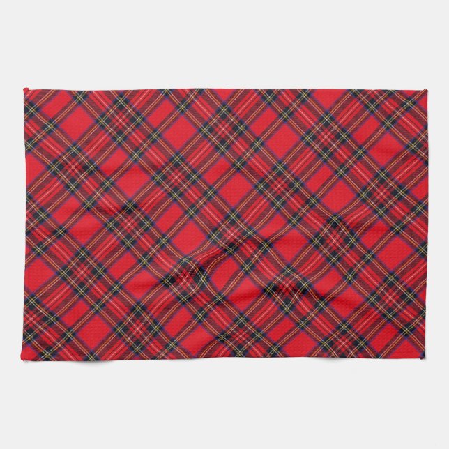 Royal Stewart tartan Red kariert Geschirrtuch (Horizontal)