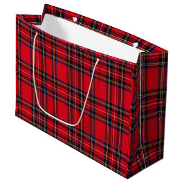 Royal Stewart tartan Red kariert Große Geschenktüte