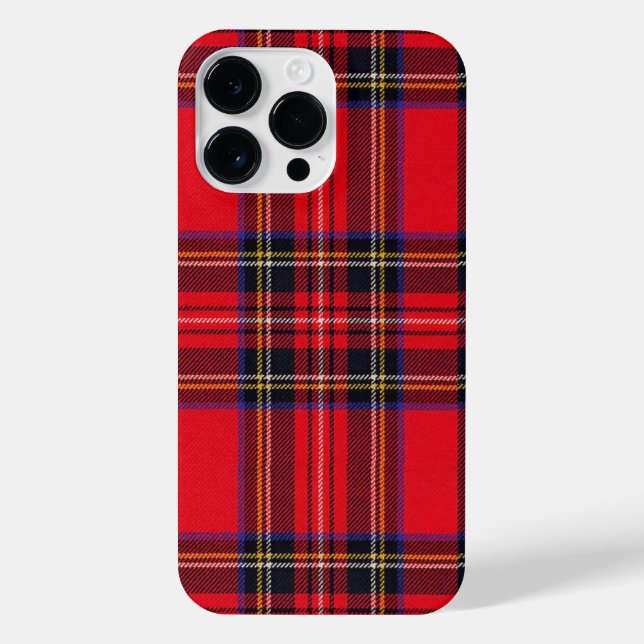 Royal Stewart tartan Red kariert iPhone Hülle (Rückseite)