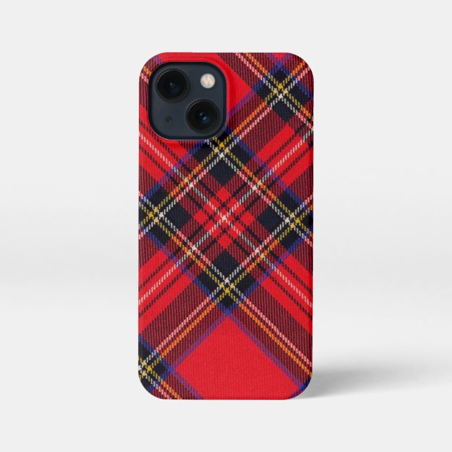 Royal Stewart tartan Red kariert iPhone Hülle (Rückseite)