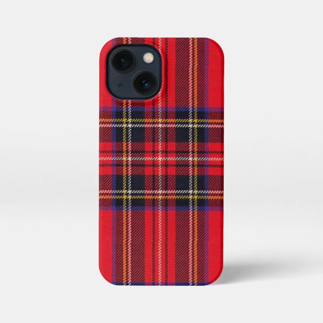Royal Stewart tartan Red kariert iPhone Hülle (Rückseite)