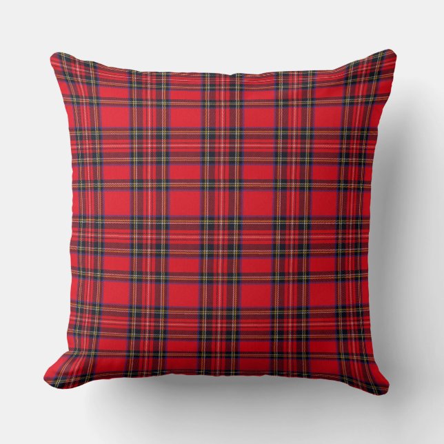 Royal Stewart tartan Red kariert Kissen (Vorderseite)