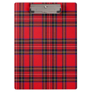 Royal Stewart tartan Red kariert Klemmbrett