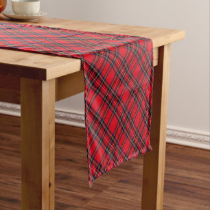 Royal Stewart tartan Red kariert Kurzer Tischläufer