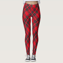 Royal Stewart tartan Red kariert Leggings