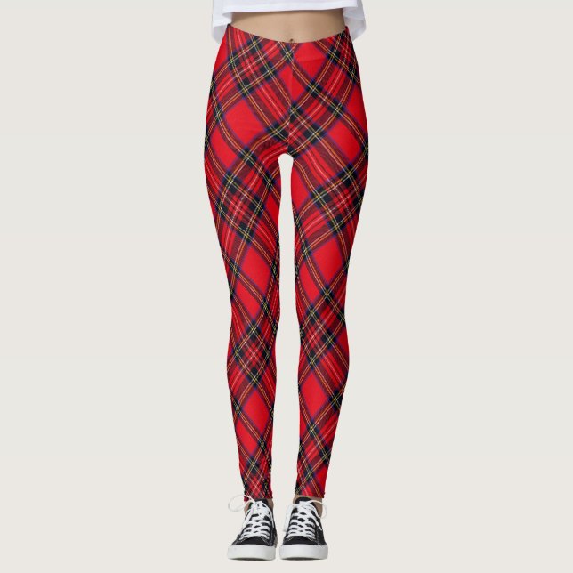Royal Stewart tartan Red kariert Leggings (Vorderseite)