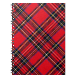 Royal Stewart tartan Red kariert Notizblock