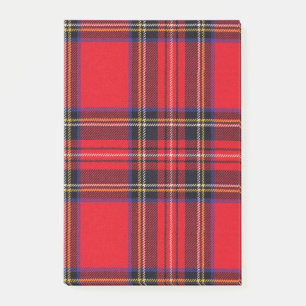 Royal Stewart tartan Red kariert Post-it Klebezettel