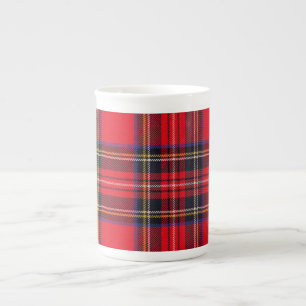 Royal Stewart tartan Red kariert Prozellantasse