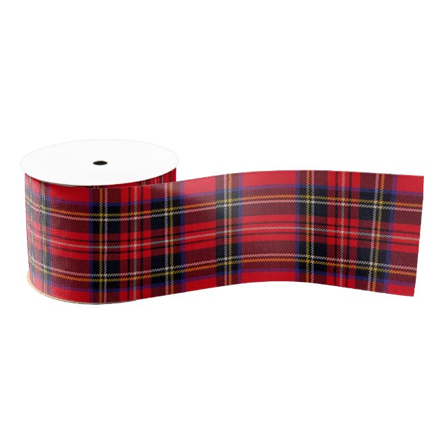 Royal Stewart tartan Red kariert Ripsband (Spule)