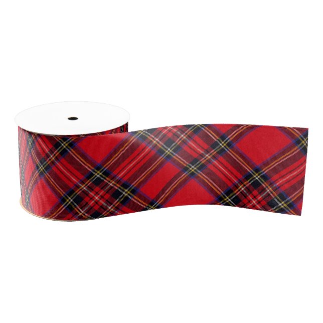 Royal Stewart tartan Red kariert Ripsband (Spule)