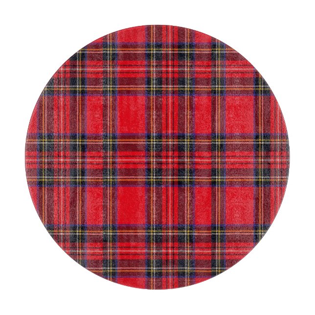 Royal Stewart tartan Red kariert Schneidebrett (Vorderseite)