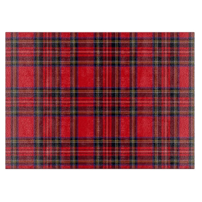 Royal Stewart tartan Red kariert Schneidebrett (Vorderseite)