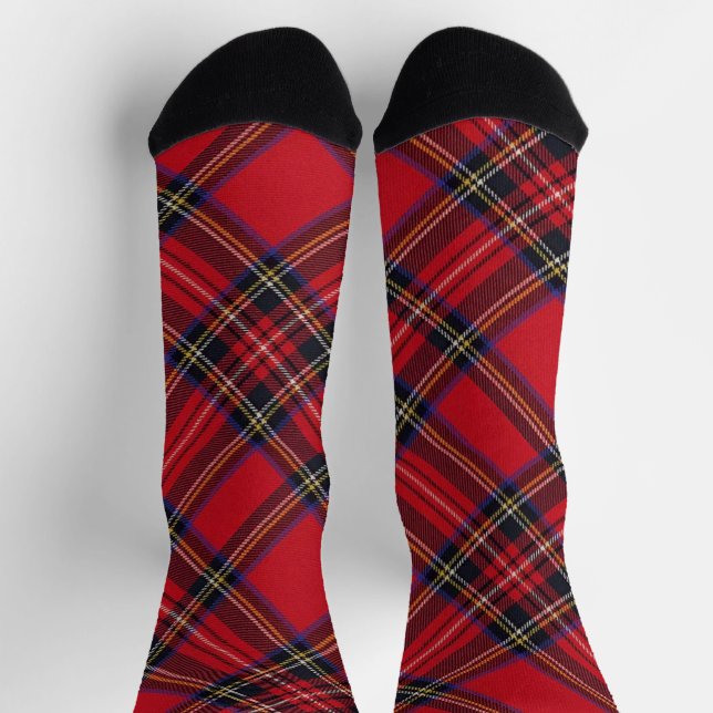 Royal Stewart tartan Red kariert Socken (Oben)
