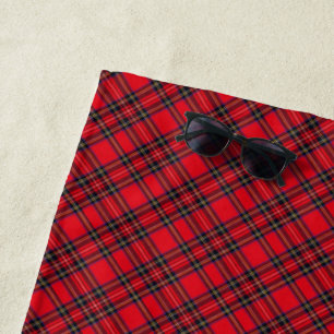 Royal Stewart tartan Red kariert Strandtuch