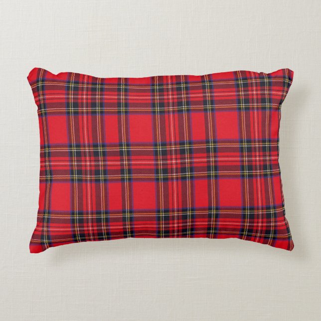 Royal Stewart tartan Red kariert Zierkissen (Vorderseite)