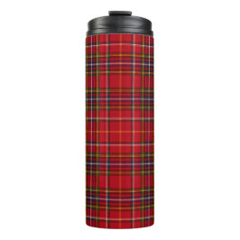 Royal Stewart Tartan Rot Gold Schottischer Karo Thermosbecher