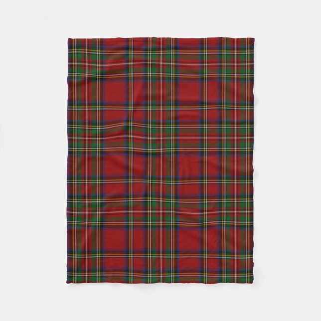 Royal Stewart Tartan Traditionelles Kariertes Must Fleecedecke (Vorderseite)