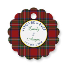 Royal Stewart Tartan Wedding Rettete ein Datum