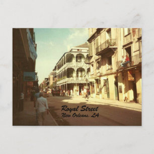 Royal Street, New Orleans, Postcard Postkarte