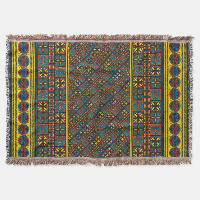 Royal Tapestry Elegance - Spanisches Mittelalterli Decke (Vorderseite)