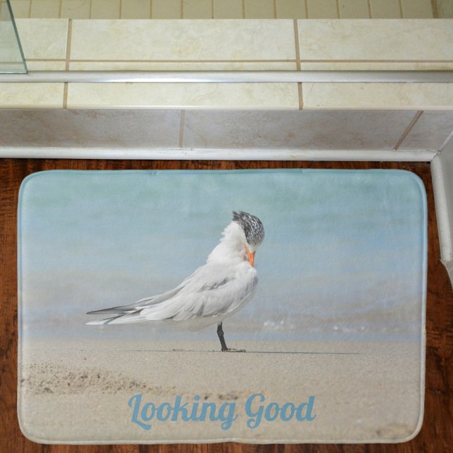 Royal Tern Beachy Coastal Badematte (Von Creator hochgeladen)