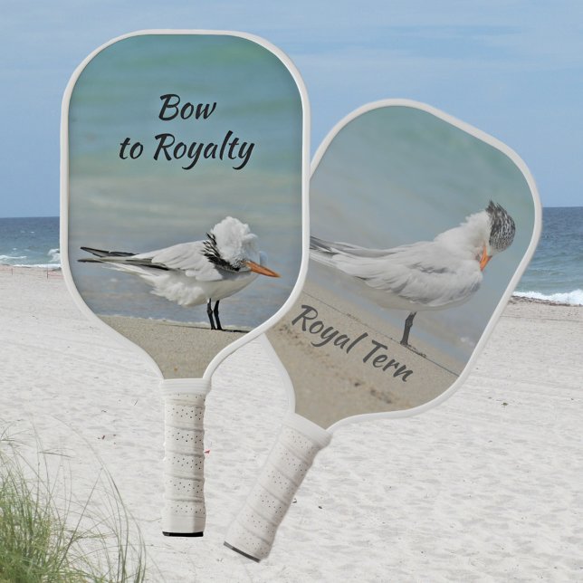 Royal Tern Bow to Royalty Fun Coastal Pickleball Schläger (Von Creator hochgeladen)