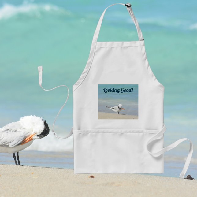 Royal Tern Seabird am Strand sieht gut aus Schürze (Von Creator hochgeladen)