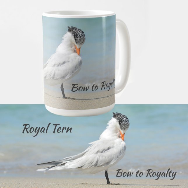 Royal Tern Seabird Bow to Royalty Kaffeetasse (Von Creator hochgeladen)