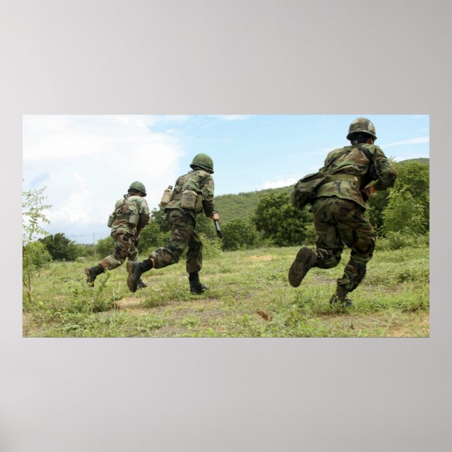 Royal Thai Marines eilt voran Poster (Vorne)