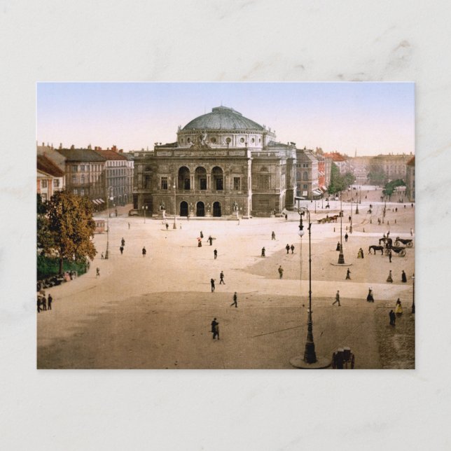 Royal Theater Kopenhagen Dänemark Postkarte (Vorderseite)