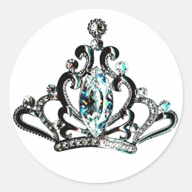 Royal Tiara Aufkleber (Vorderseite)