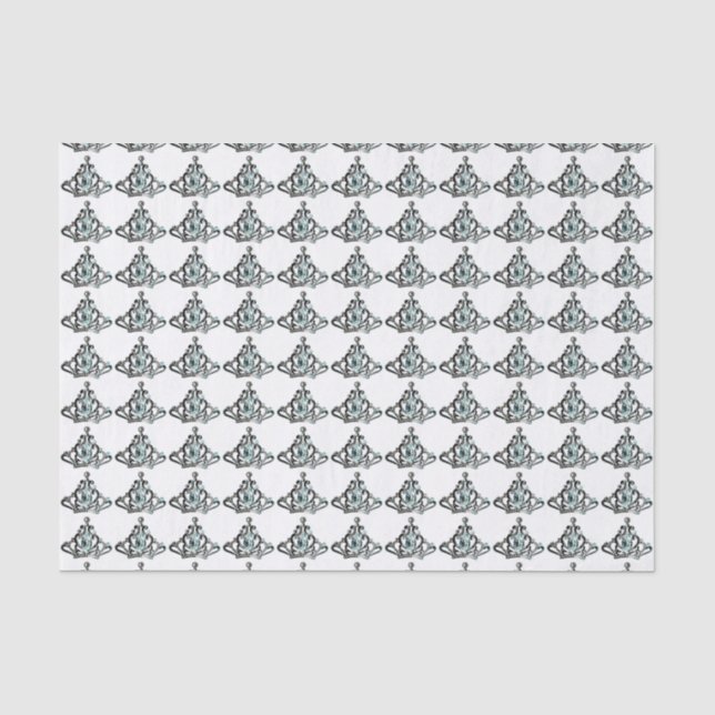 "Royal Tiaras" Seidenpapier (Vorderseite)