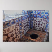 Royal Toilet, Rosenborg Castle, Kopenhagen Dänemar