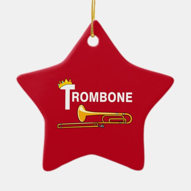 Royal Trombone Keramik Ornament (Vorne)