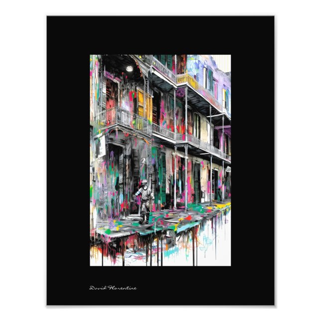 Royal Tropfen Print Fotodruck (Vorne)