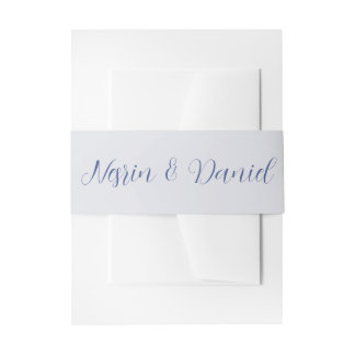 Royal Turkish Wedding Invitation Belly Band