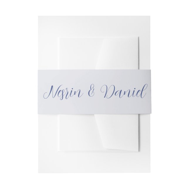 Royal Turkish Wedding Invitation Belly Band (Vorderseite Beispiel)