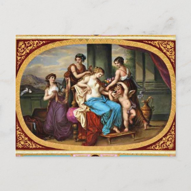 Royal Vienna Old Masters Design Postkarte (Vorderseite)