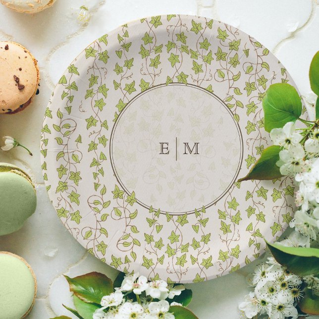 Royal Viktorianisch Elegante Blumenhochzeit Pappteller (Von Creator hochgeladen)